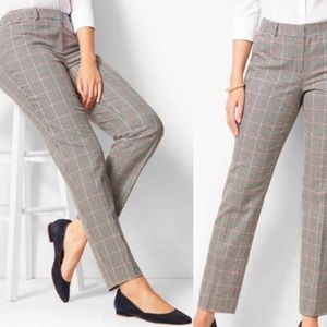 Talbots | Hampshire Houndstooth Plaid Ankle Pants